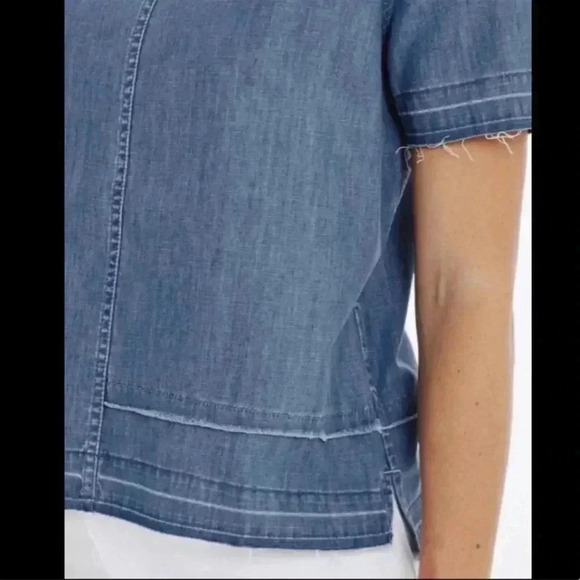 AG ADRIANO GOLDSCHMIED TAWNY RAW 100% Cotton Size Small‎ Turbulence - Picture 5 of 8